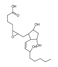 5(6)-epoxyprostaglandin F1 alpha结构式