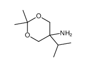5-Isopropyl-2,2-dimethyl-[1,3]dioxan-5-ylamine结构式