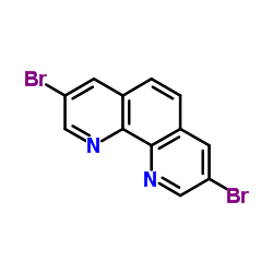 3,8-二溴-1,10-菲咯啉结构式