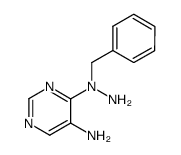 4-(N-benzyl-hydrazino)-pyrimidin-5-ylamine Structure