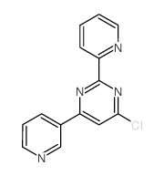 4-Chloro-2-(pyridin-2-yl)-6-(pyridin-3-yl)-pyrimidine Structure