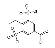 4-Ethylbenzoylchlorid-disulfochlorid-(3,5) Structure