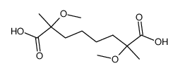 2,7-dimethoxy-2,7-dimethyl-octanedioic acid结构式