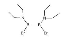 1,2-bis(diethylamino)diboron dibromide Structure