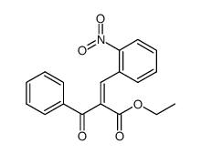 ethyl 2-benzoyl-3-(2-nitrophenyl)acrylate Structure