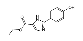 4-carbethoxy-2-(4-hydroxyphenyl)imidazole Structure