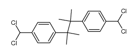 2,3-bis-(4-dichloromethyl-phenyl)-2,3-dimethyl-butane Structure