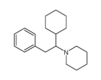 1-(1-cyclohexyl-2-phenylethyl)piperidine Structure