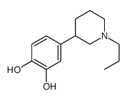 3-(3,4-dihydroxyphenyl)-N-n-propylpiperidine structure