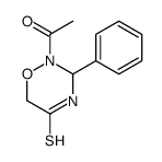 1-(3-phenyl-5-sulfanylidene-1,2,4-oxadiazinan-2-yl)ethanone结构式