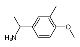 1-(4-methoxy-3-methyl-phenyl)-ethylamine Structure