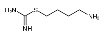 S-(4-aminobutyl)isothiourea Structure