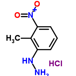 (2-Methyl-3-nitrophenyl)hydrazine hydrochloride (1:1) Structure