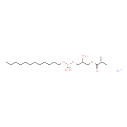 Phosphoric acid dodecyl 2-hydroxy-3-methacryloyloxypropyl(sodium) salt picture