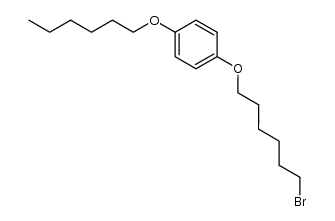 1-(6-bromohexyloxy)-4-(hexyloxy)benzene Structure