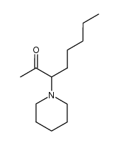 3-piperidino-2-octanone结构式