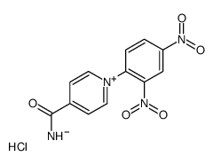 1-(2,4-dinitrophenyl)pyridin-1-ium-4-carboxamide,chloride结构式