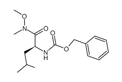 (S)-Benzyl (1-(Methoxy(Methyl)Amino)-4-Methyl-1-Oxopentan-2-Yl)Carbamate picture