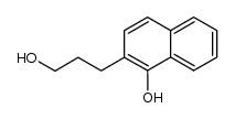 2-(3-Hydroxypropyl)-1-naphthol Structure