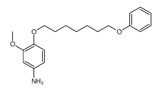 3-methoxy-4-(7-phenoxyheptoxy)aniline结构式