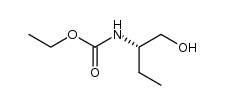 (S)-(-)-2-[N-(ethoxycarbonyl)amino]-1-butanol结构式