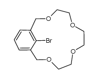 2-Bromo-1,3-xylyl-15-crown-4 ether结构式