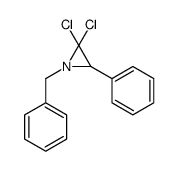 1-benzyl-2,2-dichloro-3-phenylaziridine Structure