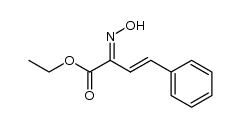 Oxim d. Benzylidenbrenztraubensaeure-aethylester结构式