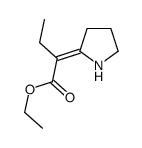 ethyl 2-pyrrolidin-2-ylidenebutanoate结构式