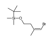 (4-bromo-3-methylbut-3-enoxy)-tert-butyl-dimethylsilane Structure