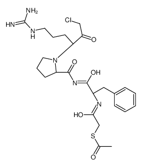 N(alpha)-((acetylthio)acetyl)-phenylalanyl-prolyl-arginine chloromethyl ketone picture