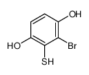 1-thio-6-bromo-2,5-dihydroxybenzene structure