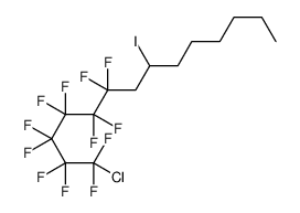 1-chloro-1,1,2,2,3,3,4,4,5,5,6,6-dodecafluoro-8-iodotetradecane结构式