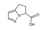 5,6-dihydro-4H-pyrrolo[1,2-b]pyrazole-6-carboxylic acid结构式