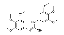 1,3-bis(3,4,5-trimethoxyphenyl)thiourea Structure