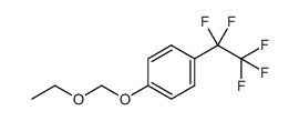 1-ethoxymethoxy-4-(pentafluoroethyl)benzene结构式