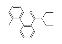 N,N-diethyl 2'-methylbiphenyl-2-carboxamide Structure