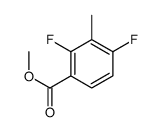 Methyl 2,4-difluoro-3-methylbenzoate结构式