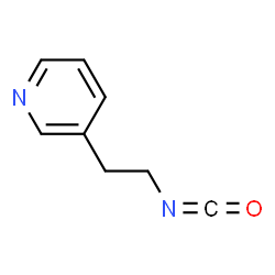 Pyridine, 3-(2-isocyanatoethyl)- (9CI)结构式
