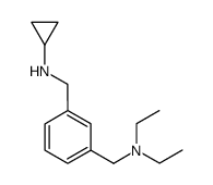 Cyclopropyl-(3-diethylaminomethyl-benzyl)-amine Structure