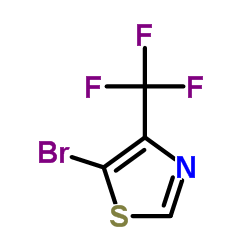 THIAZOLE, 5-BROMO-4-(TRIFLUOROMETHYL)- Structure