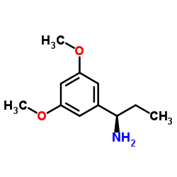 (1R)-1-(3,5-Dimethoxyphenyl)-1-propanamine Structure