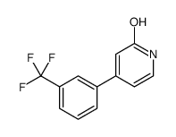 4-[3-(trifluoromethyl)phenyl]-1H-pyridin-2-one Structure