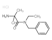 2-Amino-N-benzyl-N-ethyl-2-methylpropanamide hydrochloride结构式