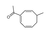 Ethanone, 1-(6-methyl-1,3,7-cyclooctatrien-1-yl)- (9CI)结构式