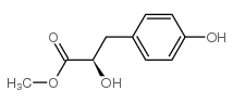 METHYL (R)-2-HYDROXY-3-(4-HYDROXYPHENYL)PROPIONATE structure