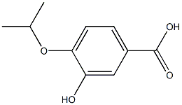 3-羟基-4-异丙氧基苯甲酸结构式