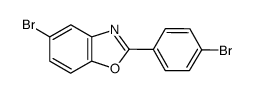 5-bromo-2-(4-bromophenyl)benzo[d]oxazole结构式