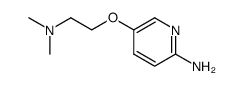 5-(2-(二甲氨基)乙氧基)吡啶-2-胺结构式