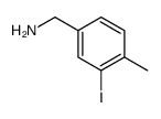 1-(3-Iodo-4-methylphenyl)methanamine结构式